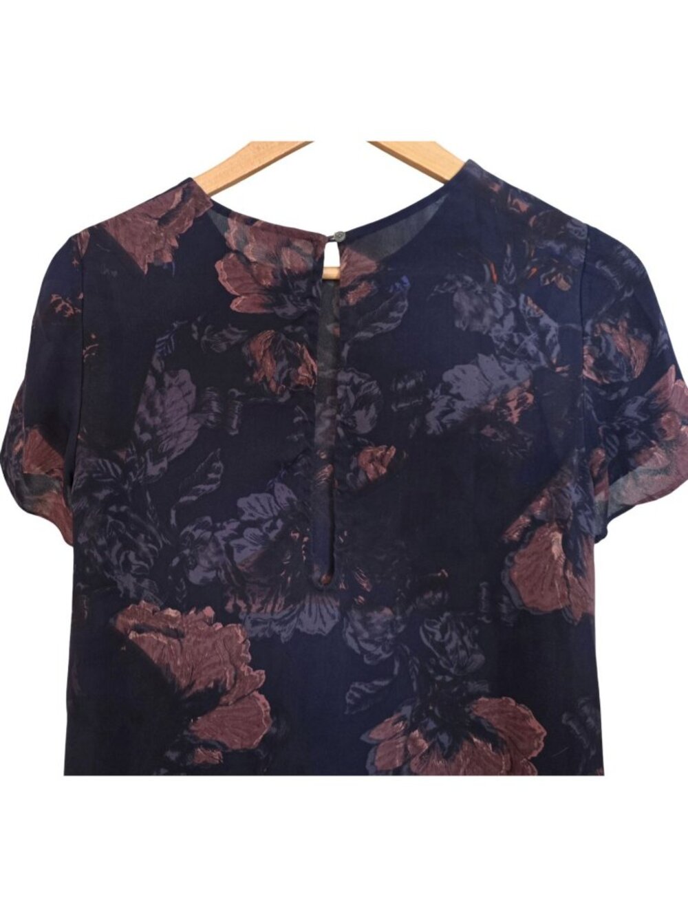 Women's - Wilfred Silk Floral Blouse, Size Small - Picture 6 of 6